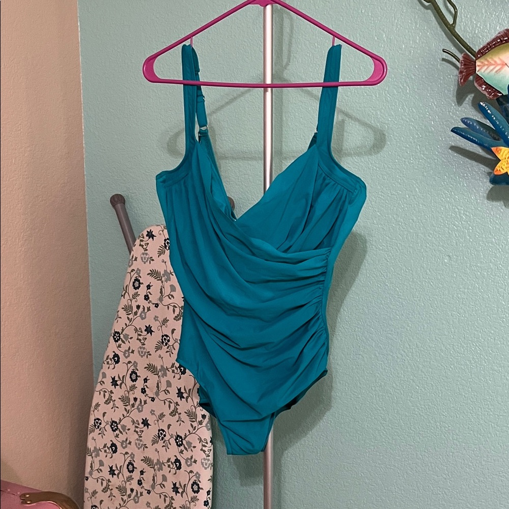 Miraclesuit Teal Swimsuit